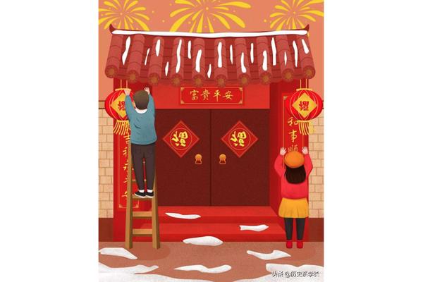 怎样贴对联的左右