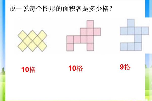 面积的认识