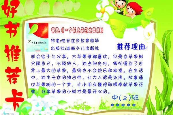 好书推荐怎么写
