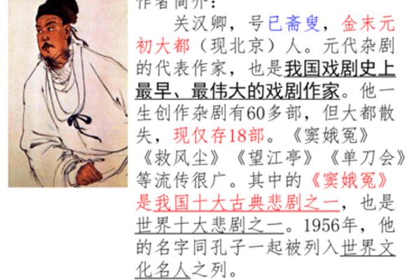 窦娥冤简介