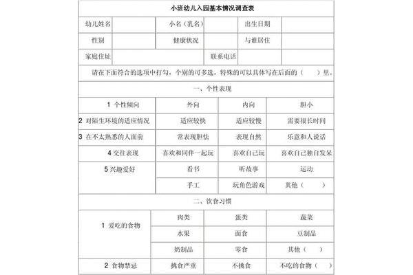 调查问卷主题