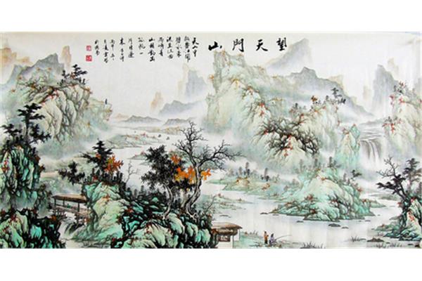 望天门山怎么背