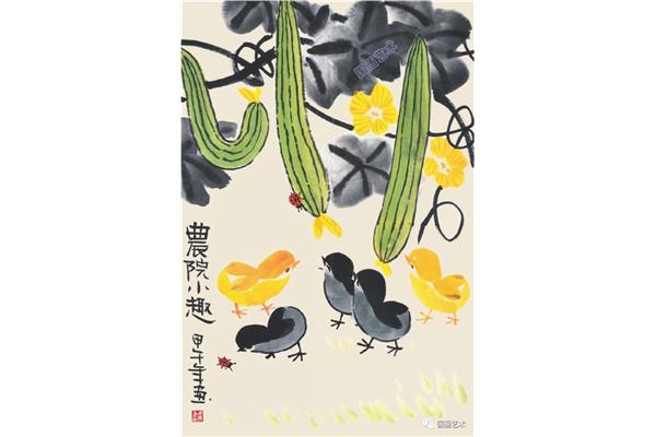 国画图片简单儿童