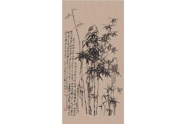郑板桥竹石