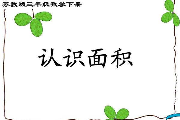 面积的认识