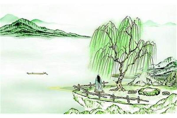 描写柳树的诗句