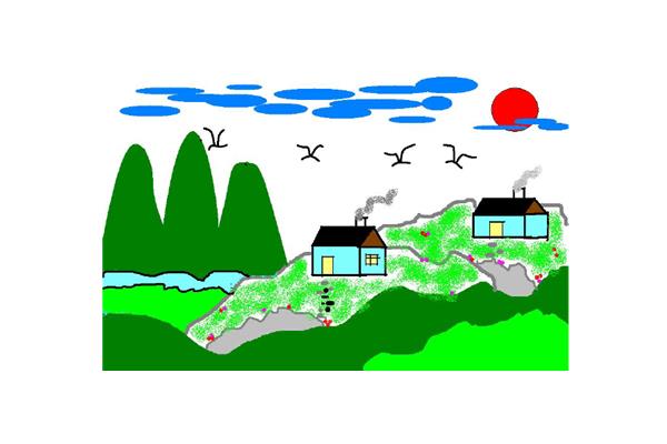 小学生绘画作品
