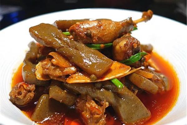 魔芋烧鸭子
