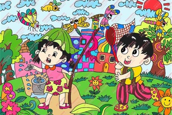 小学生绘画作品