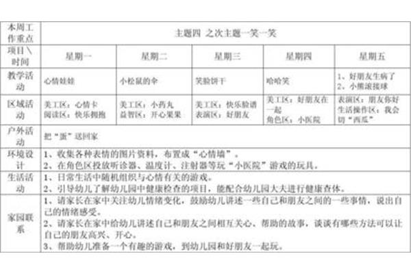 小班下学期计划