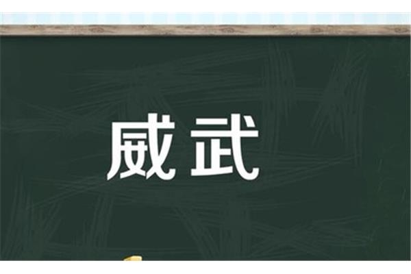 威武的反义词