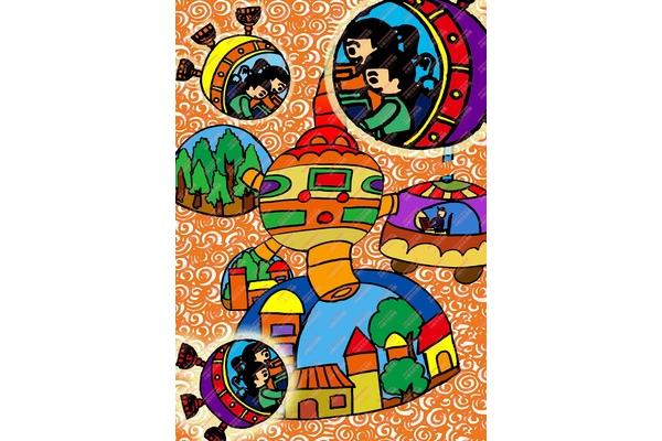 小学生绘画作品