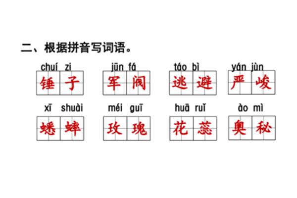 严重的拼音