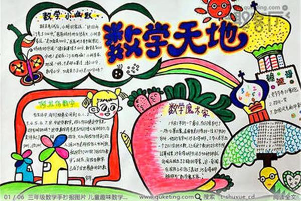 趣味数学手抄报