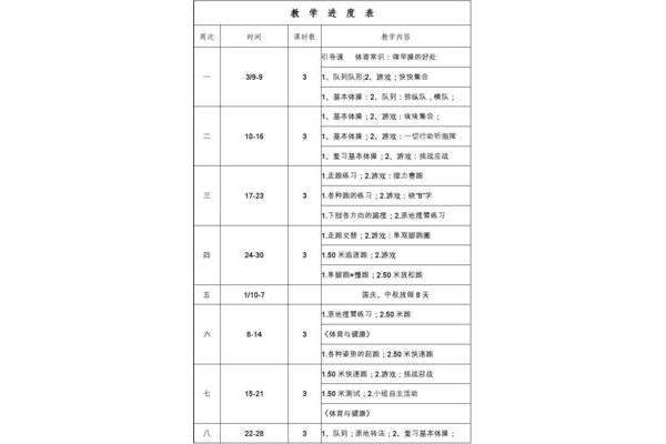 小学体育工作计划