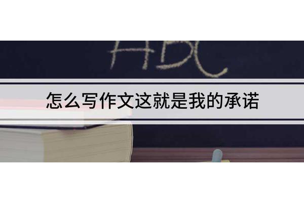 这就是我的承诺