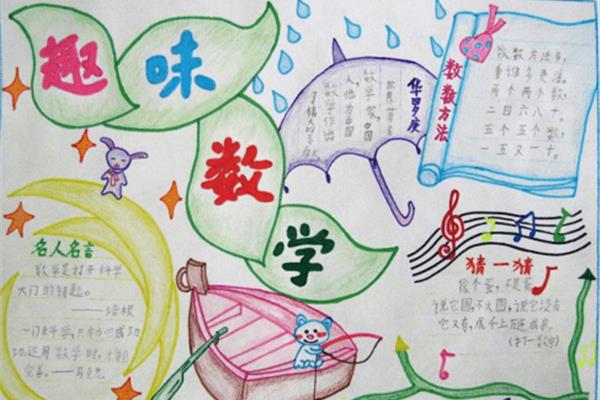 趣味数学手抄报