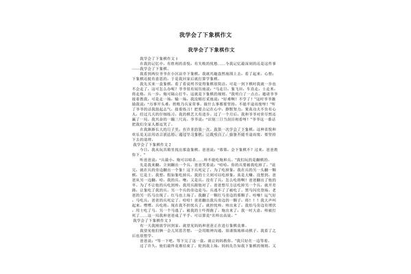 这很有意思作文
