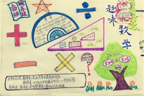 趣味数学手抄报
