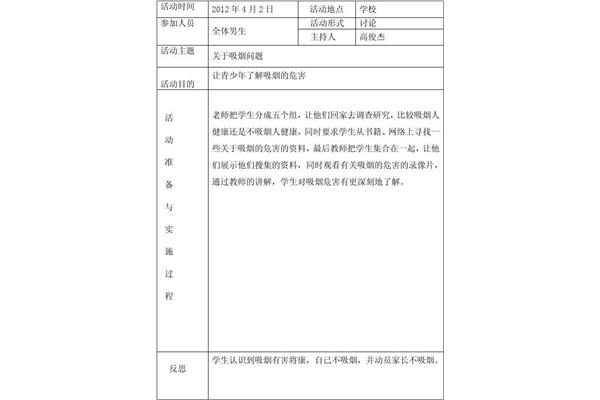 社会实践记录