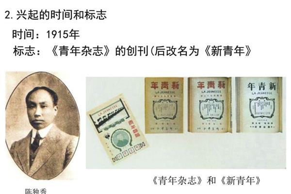 新文化运动的标志