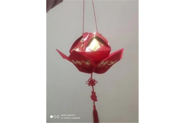 红包灯笼手工