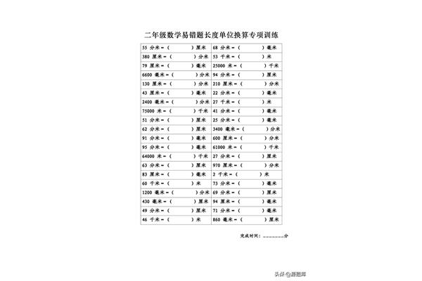 毫米和米换算