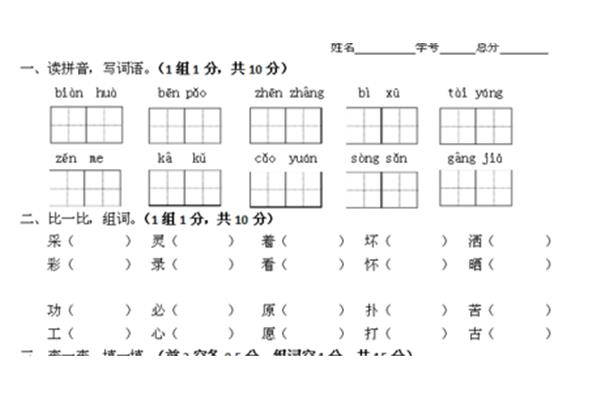 一分的拼音