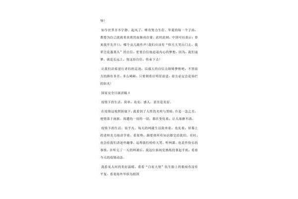 国家安全日演讲稿