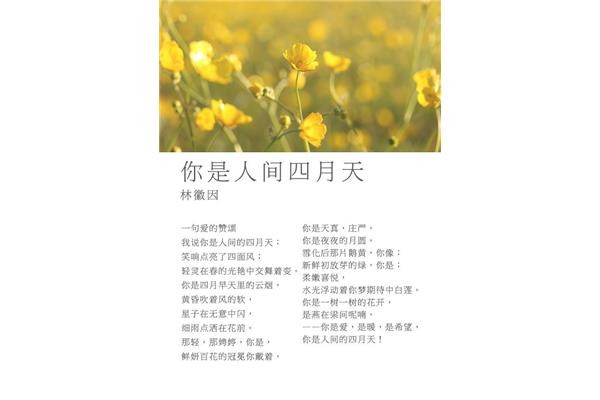 关于爱情的诗歌