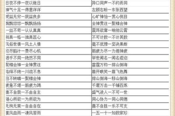 声音的四字成语