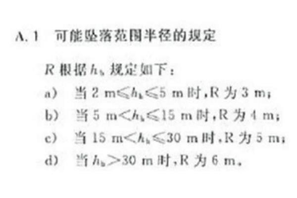 高处作业等级