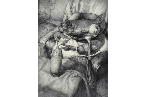 素描静物图片