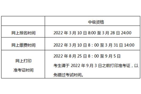 会计考试时间