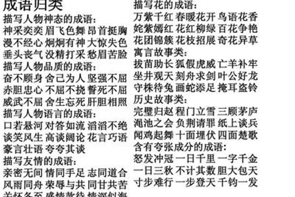 神态的四字成语
