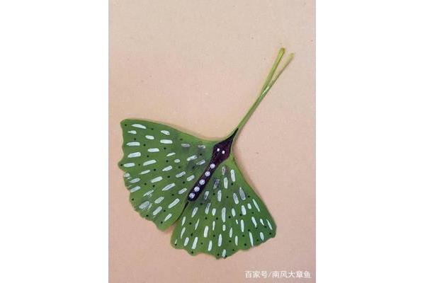 树叶画的简单做法