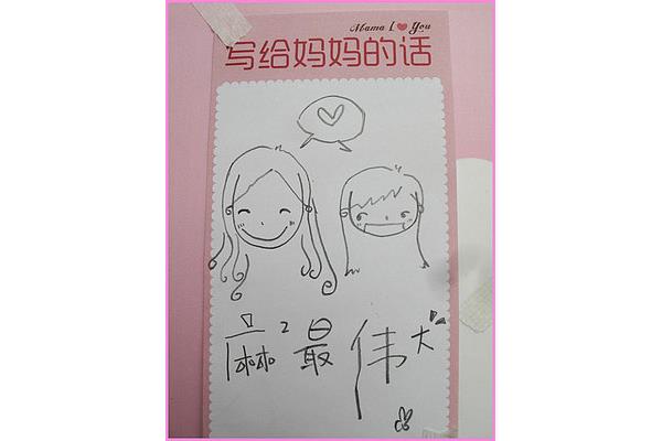 写给妈妈的话