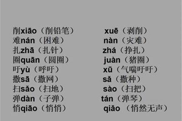 假的多音字组词