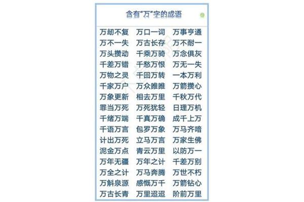 含有数字的词