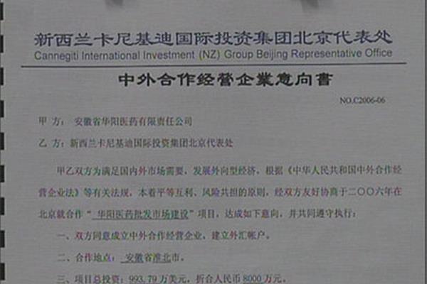 商务合作意向书