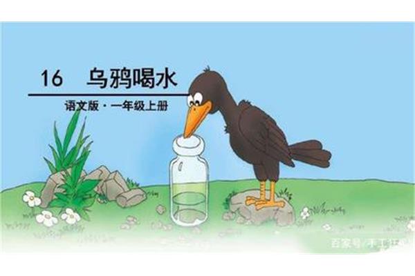 乌鸦找水喝的故事