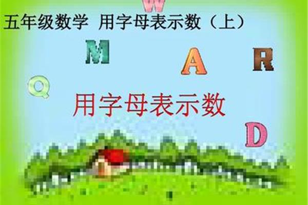 用字母表示数课件