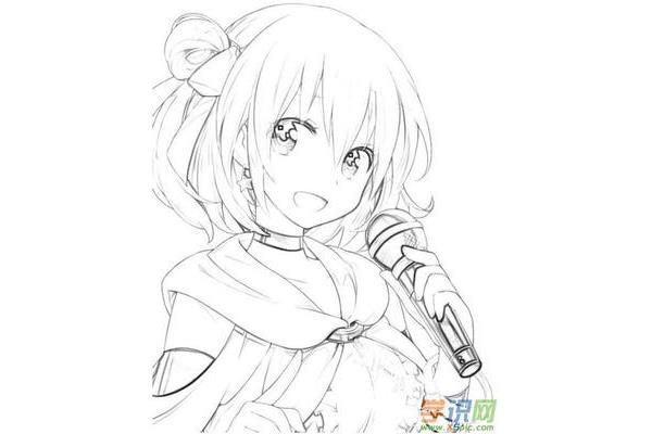 素描人物动漫