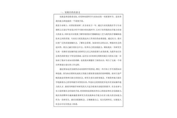 专业实践总结报告