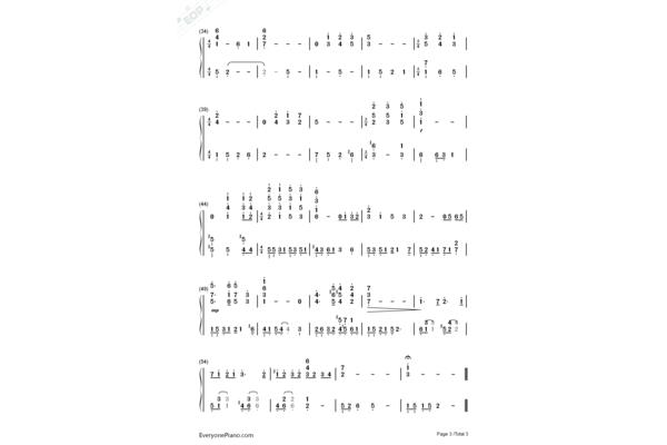 海上钢琴师钢琴曲