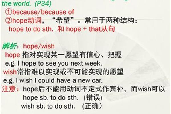 hope的用法