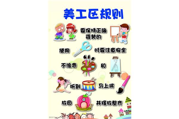 美工区区域规则