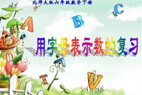用字母表示数课件