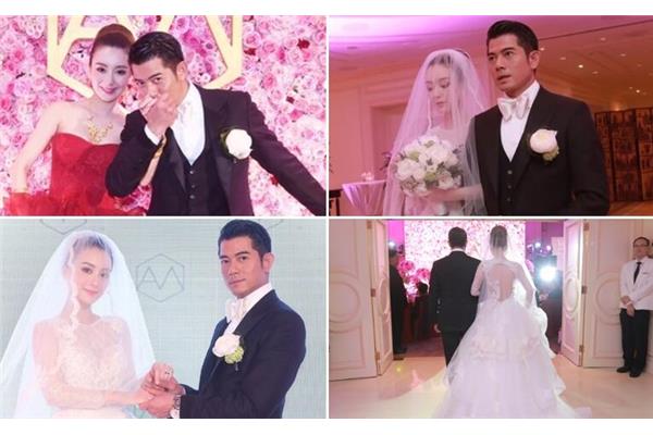 梁在中的婚礼现场