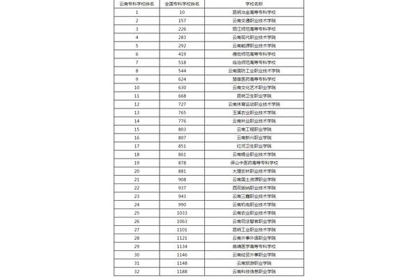 武汉专科学校排名